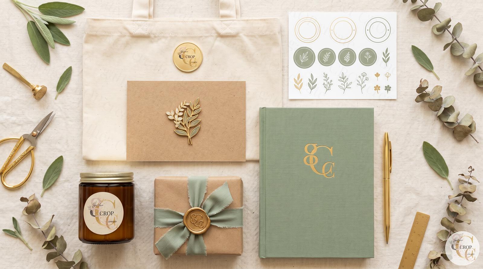 Gather Crop Create branded merchandise and apparel for scrapbookers